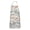 White Pioneer Flower-1, variant on Triangular Diamond Shaped Geometric Boho Apron-Garden Aprons for Women with Pockets-Cotton Linen Waterproof Kitchen Cooking Gardening Aprons Adjustable for Kitchen,Cooking,BBQ and Salon 33x27 Inch