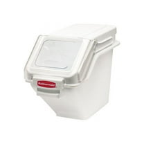 Rubbermaid ProSave Shelf Ingredient Bins, 5.4 gal, 11.5 x 23.5 x 16.88, White