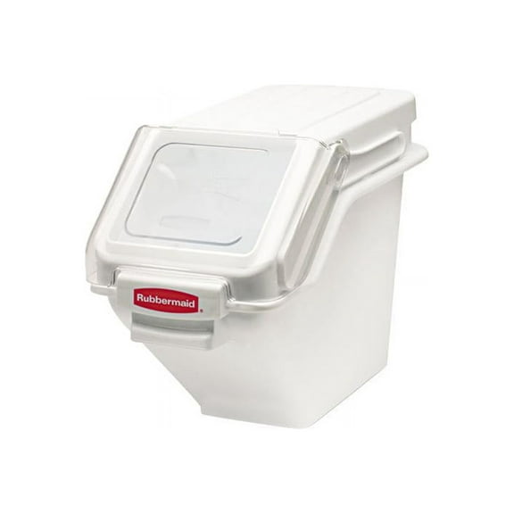 Rubbermaid ProSave Shelf Ingredient Bins, 5.4 gal, 11.5 x 23.5 x 16.88, White