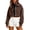 #New Coffee, variant on AloohaidyvioNo Boundaries Womens Cropped Jackets Trendy Lightweight Fall Long Sleeve Lapel Corduroy Zip Up Jacket with Pockets