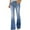 Blue, variant on Bigersell Womens High Waist Bell Bottom Jeans 5 Buttons Push Up Butt Lifting Stretch Jeans with Pockets Women Flare-Leg Denim Pants Button Closure C-Sky Blue XL