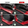 thumbnail image 5 of Car Door Sill Protector for Jeep Wrangler JL JLU 2018-2024 & Gladiator JT 2020-2024, Anti-Scratch Rubber Threshold Guards, Non-Slip Adhesive Door Entry Protectors, 4-Piece Set, 5 of 11