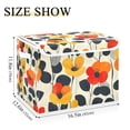 thumbnail image 5 of Yayeee Collapsible Cube Storage Bin with Lid Fabric Closet Decorative Basket with Handles, Floral Pattern, 5 of 7