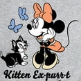 thumbnail image 3 of Disney - Minnie Mouse - Kitten Ex-purr-t - Men's Crew Neck Fleece Pullover, 3 of 5