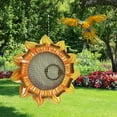 Wild Bird Feeders 11" Metal Sunflower Outdoor Bird Breeders Can In