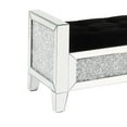 thumbnail image 5 of ACME Noralie Bench, Mirrored & Faux Diamonds, 5 of 6