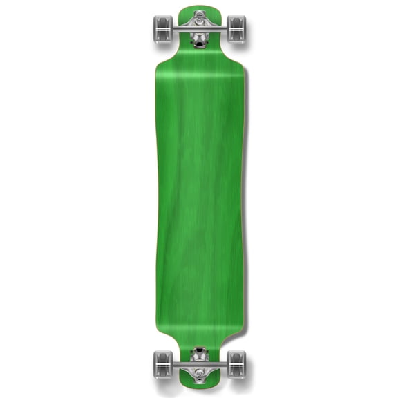 Yocaher Lowrider Blank Longboard Complete - Stained Green