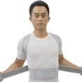 thumbnail image 5 of Soidarity Cinturón de soporte para la espalda Hombres Mujeres Corrector de postura ajustable Lumbar Soporte para la espalda Brace Transpirable Gimnasios en casa gris Soidarity OD009727-02, 5 of 5
