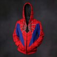 thumbnail image 4 of Unisex Spider Superhero Graphic Zip Up Hoodie Casual Loose Fit Long Sleeve Cosplay Jacket Sweatshirt with Pockets for Adults Halloween Costumes, 4 of 8