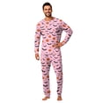 thumbnail image 3 of Family Halloween Pajama Set Long Sleeve Crew Neck, Soft Halloween Family Pajamas with Witch Hat Print, Spooky Matching Halloween Pajamas for Ki’ds Adults, 3 of 6