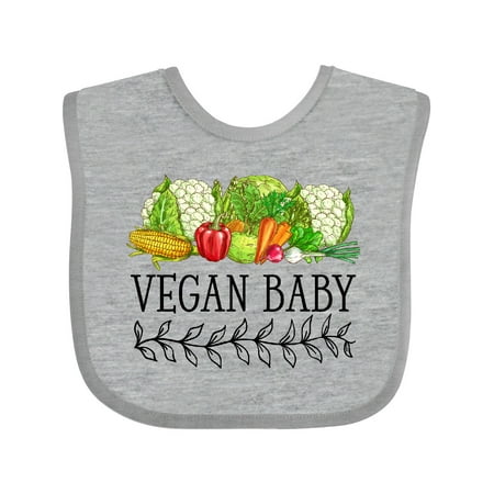 

Inktastic Vegan Baby Vegetables Gift Baby Boy or Baby Girl Bib