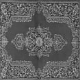 thumbnail image 1 of Ahgly Company Indoor Square Medallion Gray Traditional Area Rugs, 8' Square, 1 of 1