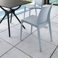 thumbnail image 2 of Compamia ISP025-SIL Maya Dining Chair Silver -  set of 2, 2 of 7