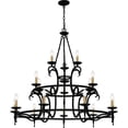 thumbnail image 5 of OCA5046EK Quoizel Lighting Octavia - 18 Light Chandelier-42 Inches Tall and 46 Inches Wide, 5 of 11