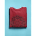 thumbnail image 3 of Mandala Impression Sweatshirt Women -Image by Shutterstock, Female 3X-Large, 3 of 4