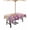 Light Purple Cherry Pink Lemon Yellow, variant on Fsddascl Pink Spring Floral Outdoor Tablecloth - 54x54 Inch Square Dining Table Cover, Modern Oil Painted Daisy Botanical Waterproof Outdoor Table Cloth with Umbrella Hole & Zipper for Picnic/Patio