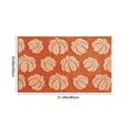 thumbnail image 4 of Oioii Halloween Bathroom Rugs,Pumpkin Bath Mat Microfiber Washable Non Slip Absorbent Fall Pumpkin Bathmats Halloween Decor for Shower Tub Kitchen Bedroom, 4 of 9