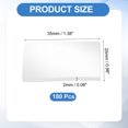 thumbnail image 2 of 180Pcs Double Sided Tape Heavy Duty, 1.38" x 0.98" Clear Sticky Adhesive Nano Tape Pre-Cut Rectangle Mounting Tape Removable Picture Hanging Wall Tape for Poster Picture, 2 of 7