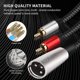 thumbnail image 1 of Stereo Audio Interconnect Cable Adapter Clear Audio Signal Transmission, 1 of 9