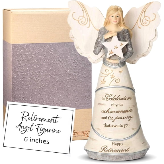 Pavilion Gift Company-Retirement 6.5 Inch Angel Holding Star