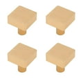thumbnail image 1 of Era Square Knob 4-Pack Brushed Gold, 1 of 7