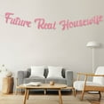 thumbnail image 5 of Future Real Housewife Rose Gold Gliter Paper Banner Backdrops for Bachelorette，Wedding, Engagement Party Decorations., 5 of 7