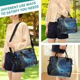 thumbnail image 5 of FORMRS Insulated Lunch Bag for Work School Unisex Large Capacity Cooler with Shoulder Strap, Floral Occean, 5 of 6