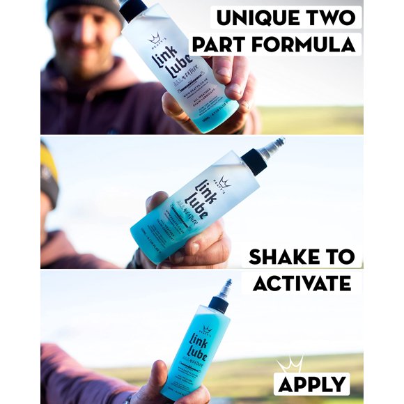 PEATYS Peaty's Link Lube lubrifiant 120ml Transmission Cycle Adulte Unisexe, Bleu