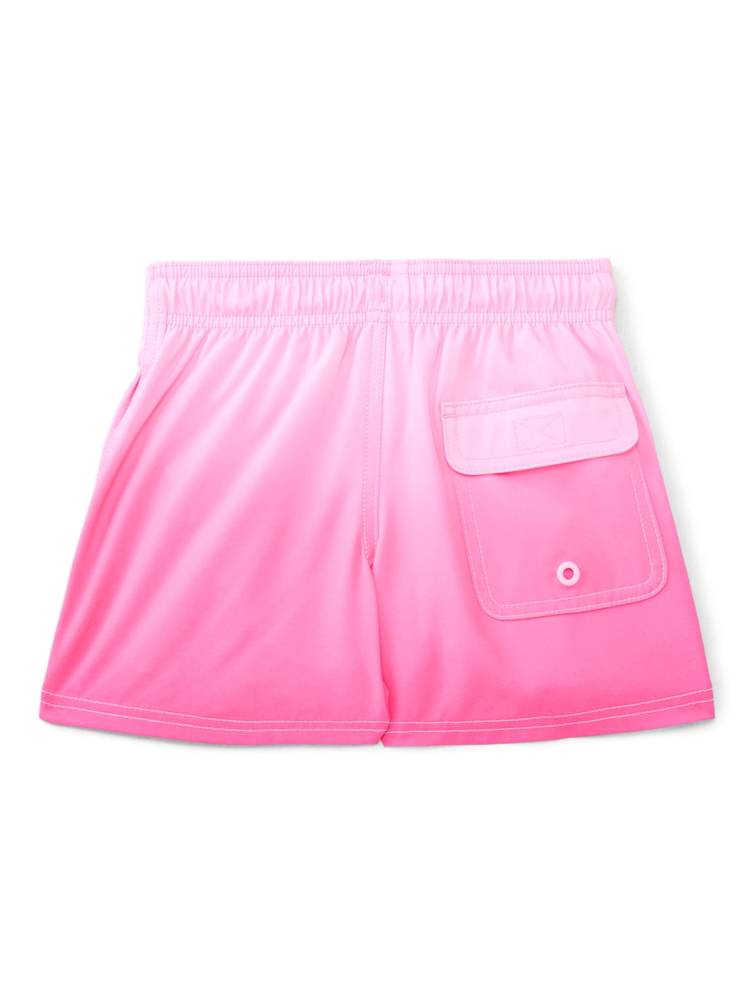 Wonder Nation Boys Quick Dry Stretch Swim Trunks with UPF50, Sizes 4-18 & Husky