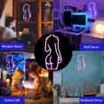 thumbnail image 4 of Eyfqtcs Lámpara De Mesita De Noche Con Decoración De Dormitorio Trasero Para Mujer De Neón Con Luz Nocturna Led (D), 4 of 9