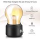 thumbnail image 4 of Lampe De Chevet Rtro Ampoule(noir), Luz De Noche Led Recargable Usb Mini Lampe De Chevet Lampe De Bureau Lgant Pour La Hambre Coucher Clairage D, 4 of 5