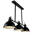 thumbnail image 3 of CWI Lighting Strum 3 Light Island Chandelier With Black Finish, 3 of 6