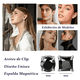 thumbnail image 4 of 12 Pares Aretes Falsos de Iman acero Inoxidable Malubero Dorado, Plateado, 4 of 5