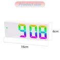 thumbnail image 2 of Digital Clock, LED Alarm Clock for Bedroom, Electronic Desktop Clock with Temperature Display, 2 of 6