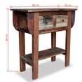 thumbnail image 4 of vidaXL Console en Bois Massif 80x35x80 cm, 4 of 4
