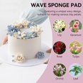 thumbnail image 4 of 2PCS Fondant Shaping Sponge Pad, Fondant Cake Foam Pad Sugar Flower Gum Paste Modeling Foam Tray Wave Sponge Mat Cake Decorating Tools for Kitchen Baking DIY, 4 of 8