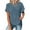 Blue, variant on Patlollav Women Tees Under $10,Short Sleeve T-Shirt for Womens Casual Solid Round Neck Lace Patchwork Tops