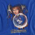 thumbnail image 2 of Labyrinth Goblin King Crystal Ball T Shirt & Stickers (Royal) X-Large, 2 of 6