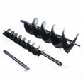 thumbnail image 2 of Denest 52CC 2 Stroke Post Hole Digger Gasoline Powered Soil Earth Auger Borer Driller with 4" 8" Bits, 2 of 12