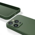 thumbnail image 2 of Red Ember Shockproof Case for iPhone, Ultra Slim Protective Liquid Silicone Matte Finish Phone Case - iPhone 13 Pro - Dark Green, 2 of 5