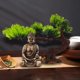 thumbnail image 2 of Figura de Buda con árbol artificial, paisaje realista, creativo y decorativo. Estilo B, 2 of 9