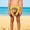 Yellow, variant on Crunowin Boys Summer Shorts Cute Graphics Loose Front Pockets Beach Shorts Orange Size 13
