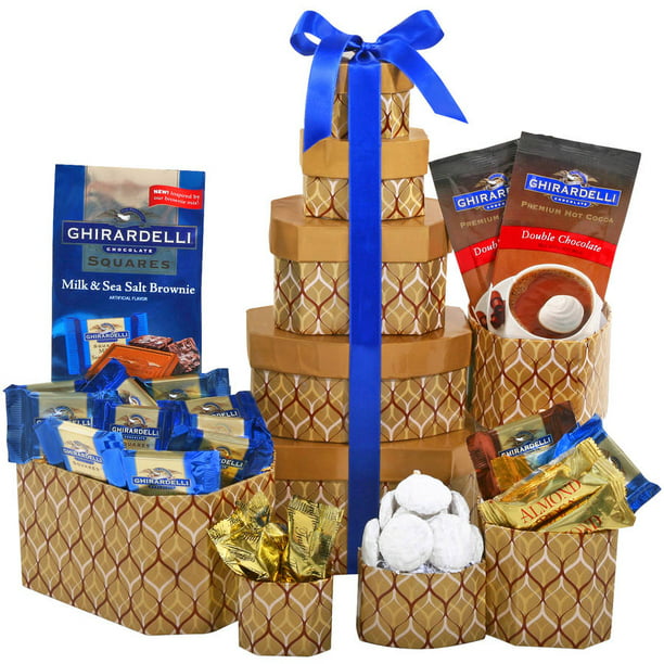 Alder Creek Gift Baskets Ghirardelli Chocolate Tower, 10