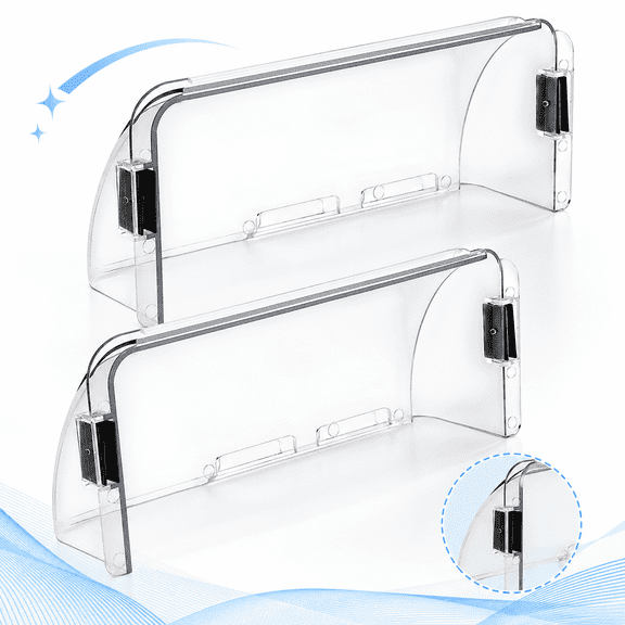 Adjustable Magnetic Air Deflector Easy Adjust Between 8-14In for Floor Registers,Vents,Sidewall Floor Vent Deflector-2