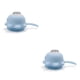 thumbnail image 2 of Bewildely cepillos de ducha removedor de polvo de baño depurador cepillo de limpieza herramientas de mano patrón de dibujos animados de silicona Azul 2piezas Bewildely CBP181832, 2 of 6