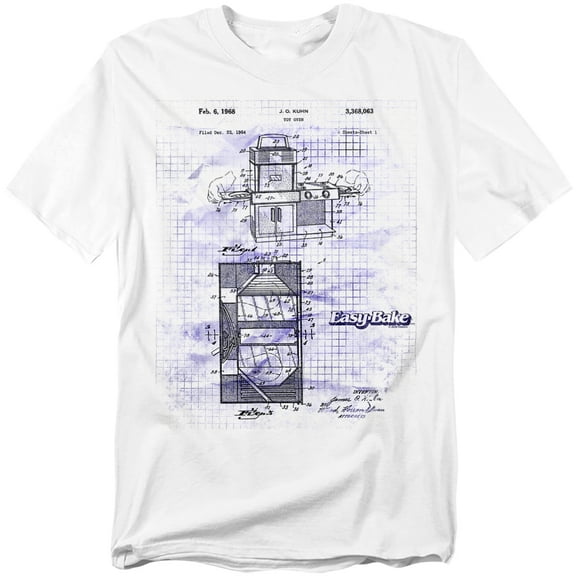 Easy Bake Oven T-Shirt Easy Bake Patent Unisex Graphic Tee For Men & Women