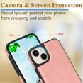 thumbnail image 4 of Dteck Magnetic Case for iPhone 15,Shockproof Leather+TPU Case Compatible with Mag Safe Back Cover for iPhone 15,Pink, 4 of 6