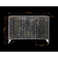 thumbnail image 6 of Wooden Accent Cabinet 3 Door Sideboard Buffet Server Storage For Dining Room. Natural Wood, Adjustable Shelves, Alluring Style Kitchen. Tempting, 6 of 6
