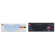 thumbnail image 1 of Teclado Inalámbrico BT 2.4G para Juegos 68 Teclas 2 Modos () Blanco Azul, 1 of 9