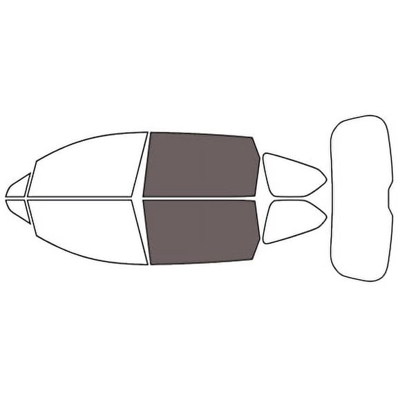 Avery Dennison NR Nano Ceramic IR Window Tint Kit Compatible with Hyundai Santa Fe 2019-2023 - Back